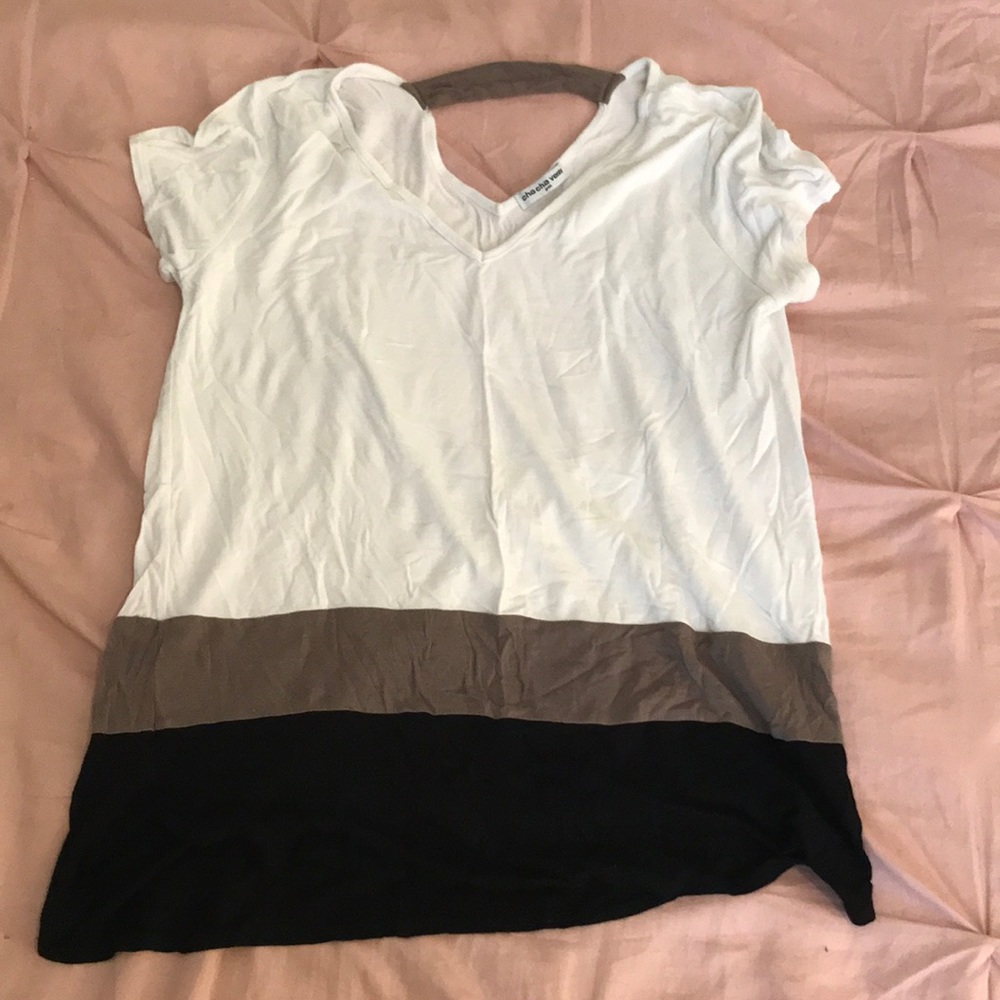 Color block T-shirt